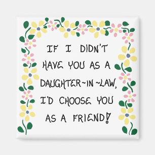 Regalo para Hija-en-la-Ley - Imán de citas