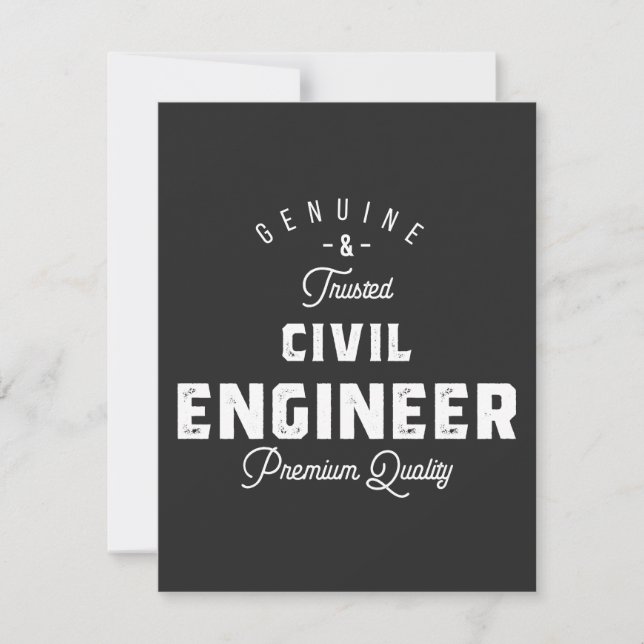 Regalo para Ingeniero Civil (Anverso)