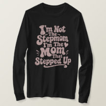 Regalo para Madrastra Camiseta Manga Larga Mamá qu
