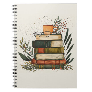 Regalo para maestros Cuaderno de pila de libros –