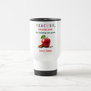 Regalo para maestros - Taza de viaje con mensaje d