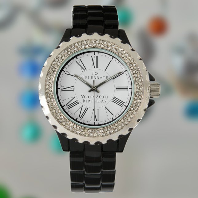 Regalo para mujer en su 80.º reloj de cumpleaños (Subido por el creador)