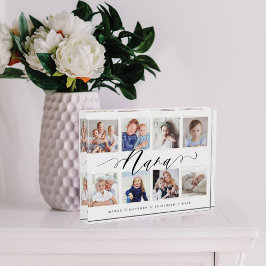 Regalo para Nana | Collage de fotos de los nietos