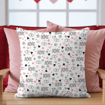 Regalo para Novia Almohada de San Valentín Boceto