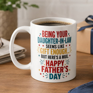 Regalo para Nuera Taza de Café Día del Padre Diver