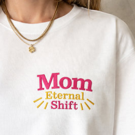 Regalo para nueva mamá Camiseta bordada del Día de