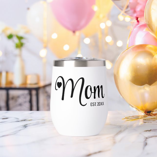 Regalo para nueva mamá Script Mamá establecida  (Despedida de soltero (girado))
