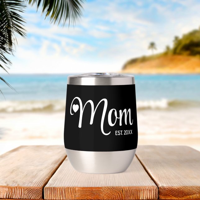 Regalo para nueva mamá Script Mamá establecida  (Playa (girada))