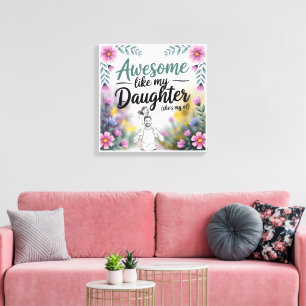 Regalo para Papá e Hija Arte Impresionante Como