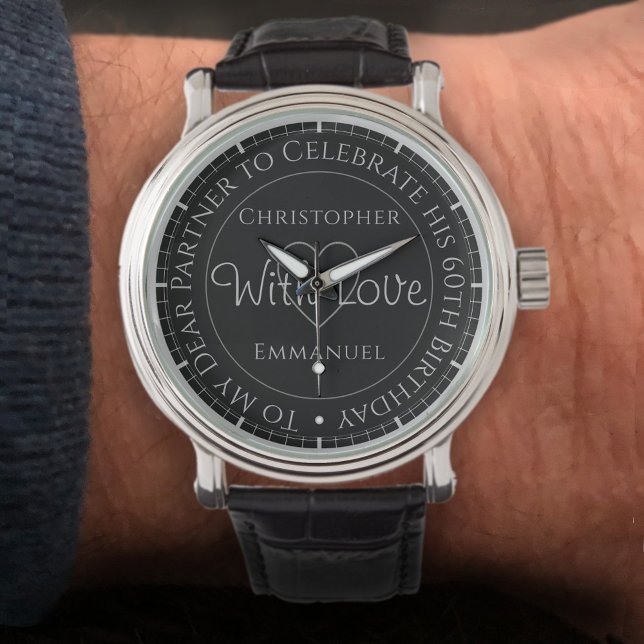 Regalo para pareja en su reloj de cumpleaños númer (Subido por el creador)