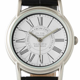 Regalo para una amiga en su reloj de cumpleaños