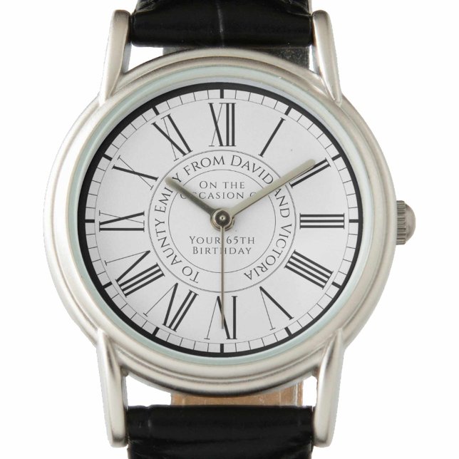Regalo para una tía en su reloj de cumpleaños (Subido por el creador)