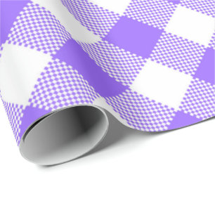 Regalo Partida de costuras: Papel envuelto morado en Ging