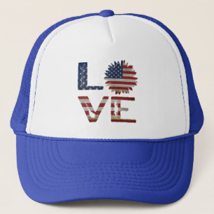 REGALO PATRIÓTICO GORRA DE CAMIONERO 4 DE JULIO DE