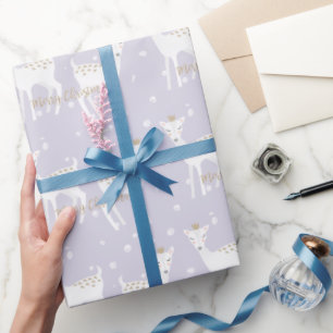 Regalo Patrón de ciervos - Papel de envoltura de Navidad