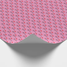 Patrón de Corazones de San Valentín Sobre Papel de