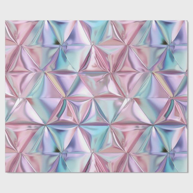 Regalo Patrón de papel de aluminio arrugado (Superficie plana)