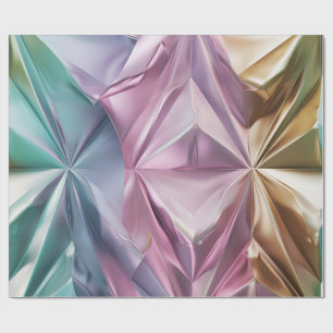 Regalo Patrón de papel de aluminio arrugado
