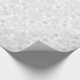 Regalo PATRÓN DE SNOWFLAKES navidades | PAPEL DE RAPAS