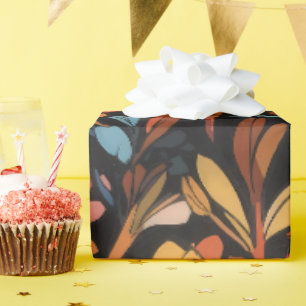Regalo Patrón floral 12   Papel de envolver