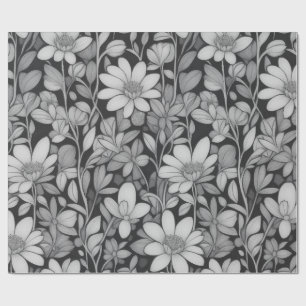 Regalo Patrón floral 7 Mono   Papel de envolver