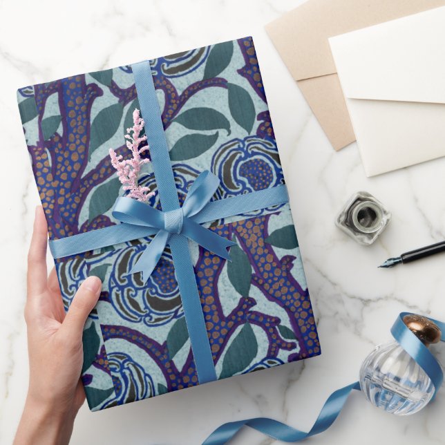 Regalo Patrón floral oriental Samarkande Papel de ajuste (Regalar)