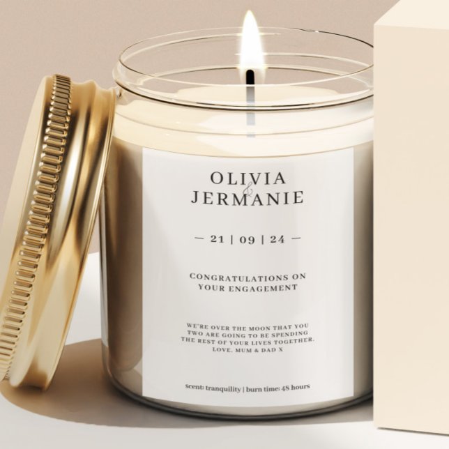 Regalo Pegatina de velas de compromiso de lujo par (Subido por el creador)