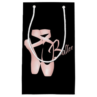 Regalo Pequeña Ballet Ballerina Pink Pointe Shoes Sml Bolsa de re