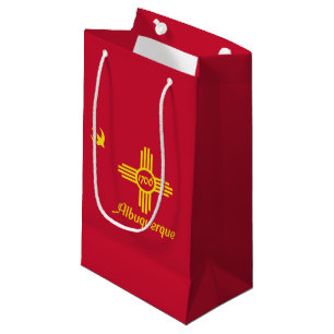 Regalo Pequeña Bandera de Albuquerque, Nuevo México Bolsa de Rega