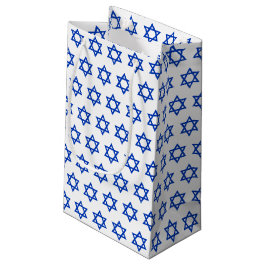 Regalo Pequeña Bandera israelí blanca: Bolsa de regalos, Israel p