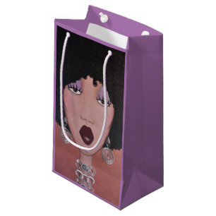 Regalo Pequeña "Black Beauty Diva" (Diva de belleza negra) Bolsa