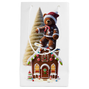 Regalo Pequeña Bolsa de aguijonetas de Oso de TeddyBear de Snowbr