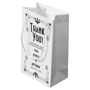 Regalo Pequeña Bolsa de bienvenida de los 2000 Bodas Art Deco