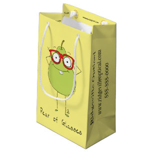 Regalo Pequeña Bolsa de compras personalizada de gafas para oculi