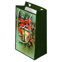 Bolsa de fiesta de Navidad retro vintage