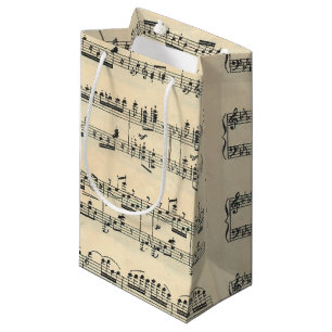 Regalo Pequeña Bolsa de música de hoja