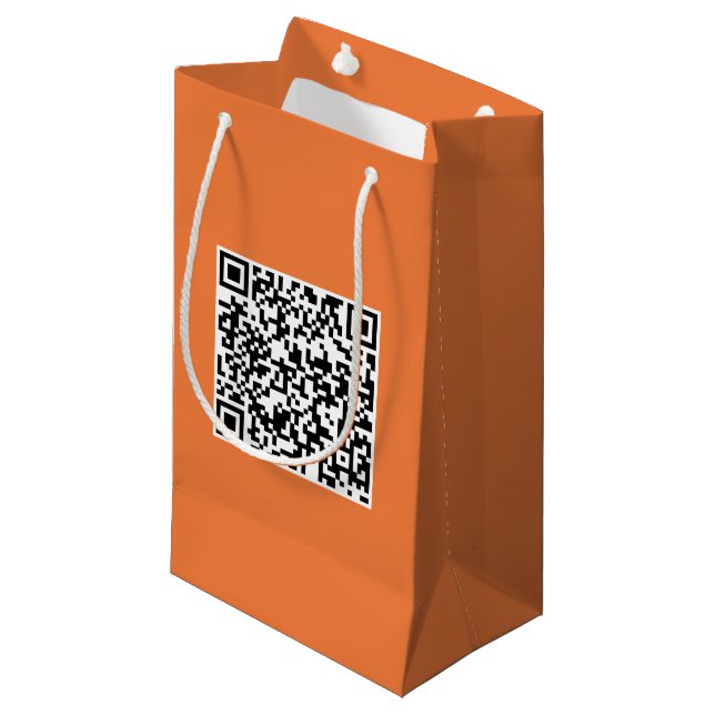 Regalo Pequeña Bolsa de Personalizado pequeño con código QR para  (Angulo Anverso)
