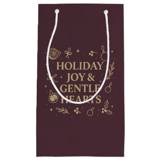 Regalo Pequeña Bolsa de regalos Holiday Joy