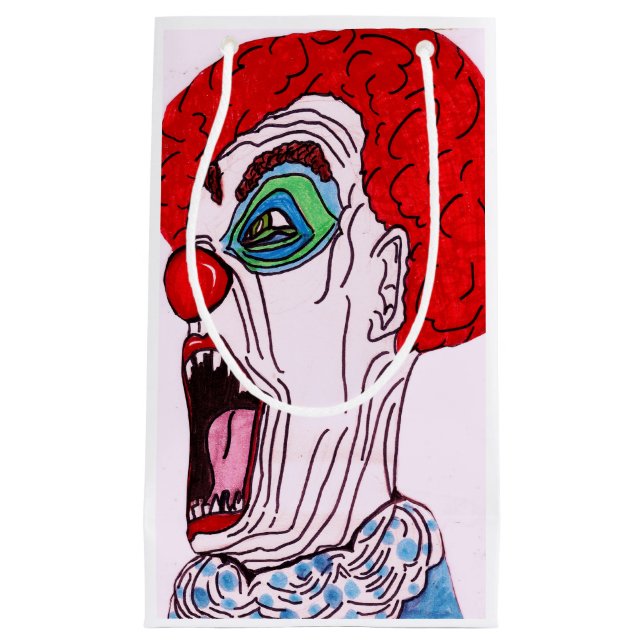 Regalo Pequeña Bolsa de tratamiento HALLOWEEN CLOWN (Anverso)