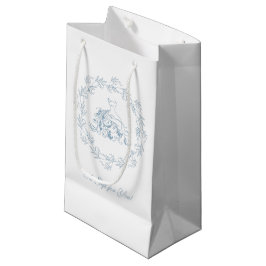 Regalo Pequeña Ducha nupcial - Bolsa Elegante de Favor Azul