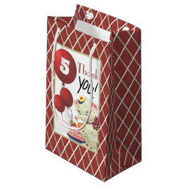 Regalo Pequeña Elefante Vintage Gracias A Favor De La Bolsa