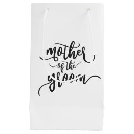 Regalo Pequeña Madre de la caligrafía del Boda Groom| Bolsa de re