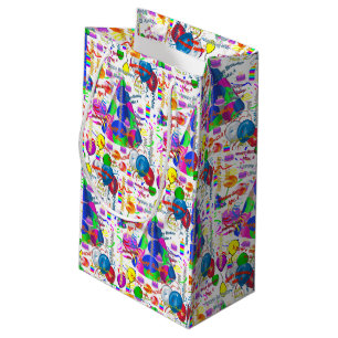 Regalo Pequeña Marzo, 4 Bolsa de Regalos de Cumpleaños