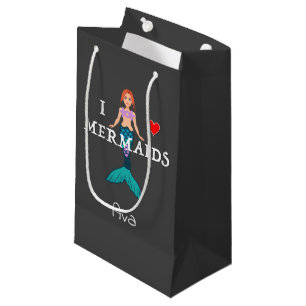Regalo Pequeña Me encanta el diseño de las sirenas - bolsa de reg