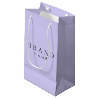 Regalo Pequeña Personalizado elegante Bolsa de compra de papel pe