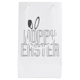 Regalo Pequeña Simple tipografía de pascua de pascua | Bolsa de r