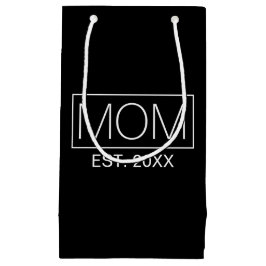 Regalo Pequeña Tipografía simple de mamá Minimalista | Bolsa de r