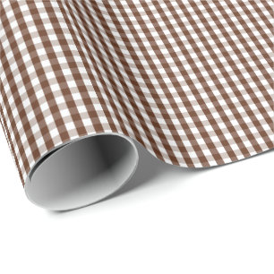 Regalo Pequeño Brown y papel de embalaje blanco de la