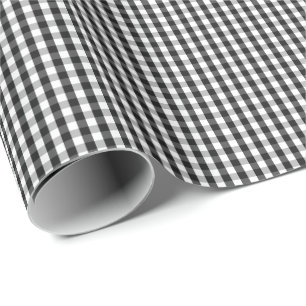 Regalo Pequeño papel de embalaje blanco y negro de la