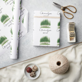 Regalo Personalizado "Abuelo Este. Papel de ajuste de [añ